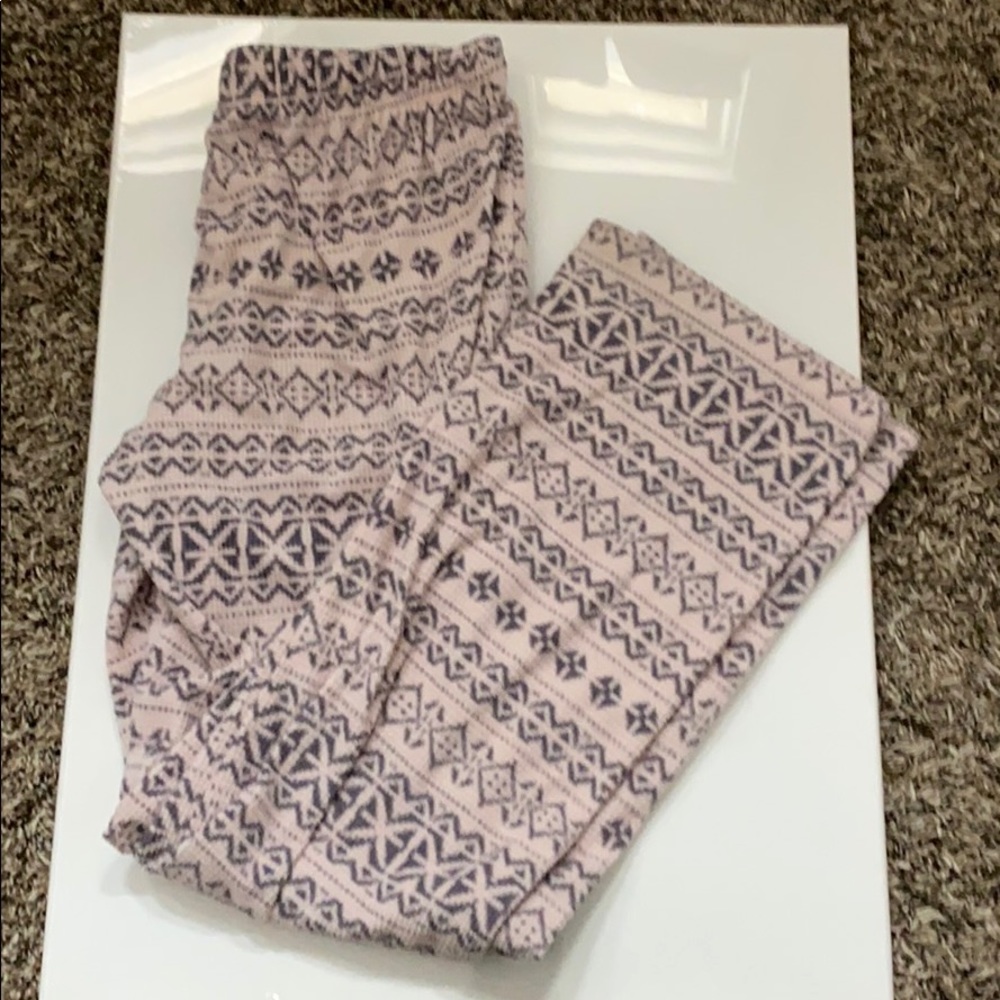 Pink pajama pants
